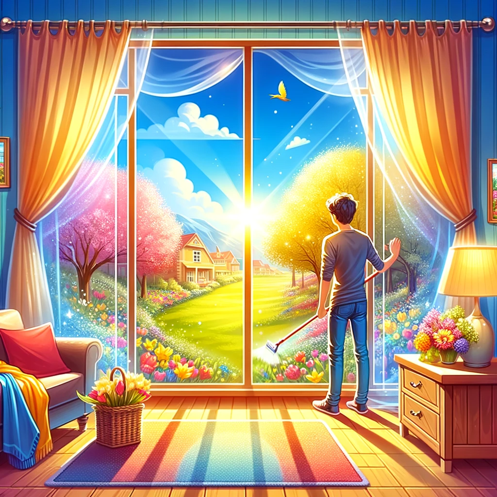 frühling mit express fenster